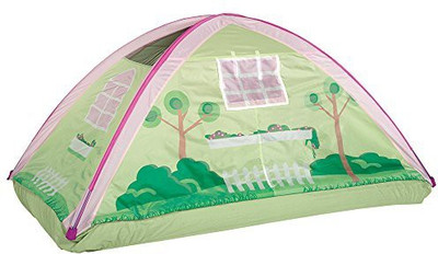 

Pacific Play Tents Kids Cottage House Bed Tent Playhouse(Multicolor)