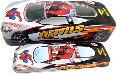 

EVA EVA0171 Spiderman Art Metal Pencil Box(Set of 1, Black)