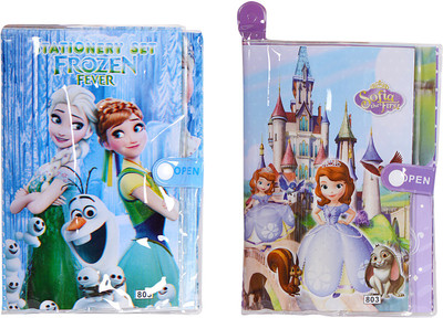 

SN toy zone Frozen Kids Fancy Stationery Gifts Set Art Plastic Pencil Boxes(Set of 2, Multicolor)