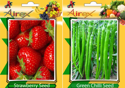 

Airex Strawberry, Green Chilli Seed(15 per packet)