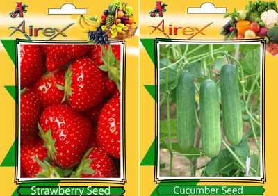 

Airex Strawberry, Cucumber Seed(20 per packet)