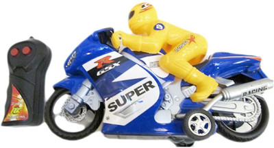 

Mahvi Toys Battery Operated Remote Bike(Multicolor)