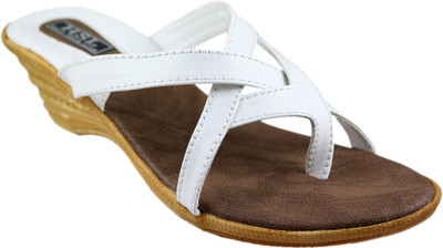 

HEROSHOELINE Women White Wedges