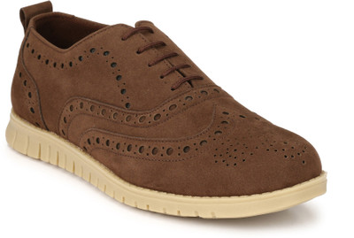 

Eego Italy Stylish and Trendy Brogues For Men(Brown