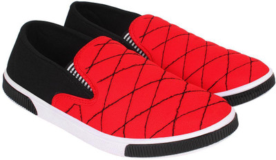 

Shoefly Red - 459 Loafers For Men(Red
