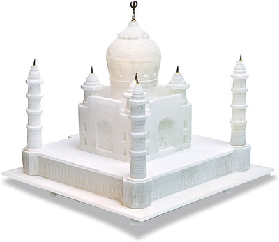 

Kaushal Ceation White Marble Taj Mahal 7 inches Decorative Showpiece - 16 cm(Marble, White)