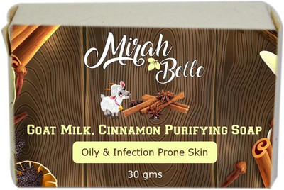 

Mirah Belle Naturals Goat Milk, Cinnamon Purifying Soap(30 g)