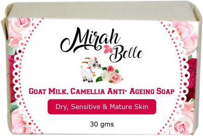 

Mirah Belle Naturals Goat Milk, Camellia Anti – Ageing Soap(30 g)