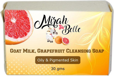 

Mirah Belle Naturals Goat Milk, Grapefruit Cleansing Soap(30 g)