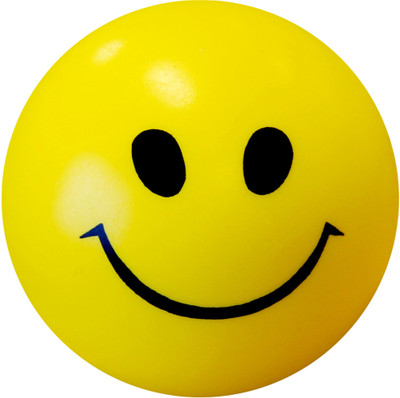 

Shoppernation Smiley Design Stress Reliver Ball - 4 cm(Yellow)