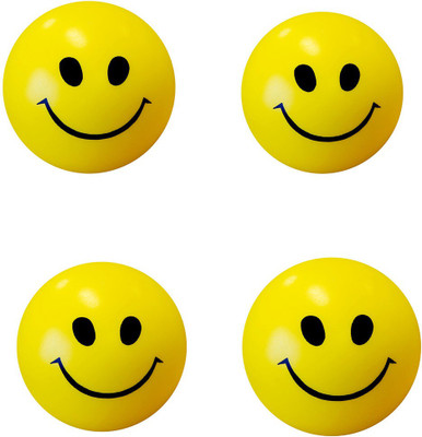 

Shoppernation Smiley Design Stress Reliver Ball 4 - 4 cm(Yellow)