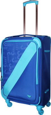 

Icarry Italy  Inch 4 Wheel Trolley Expandable Check-in Luggage -  inch(Grey