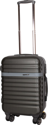 

Ventex Germany  Inch Polycaronate 4 Wheel Trolley With Wheel Locking Mechanism and TSA Lock Expandable Cabin Luggage -  inch(Grey
