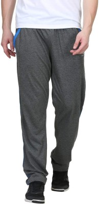 BODYACTIVE Solid Men Grey Track Pants