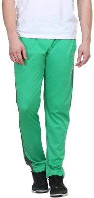 BODYACTIVE Solid Men Green Track Pants