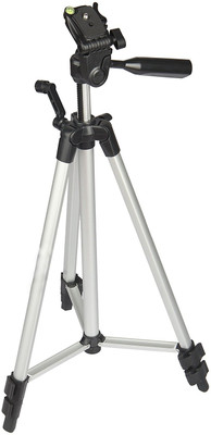 

unifree WT-3110A 105 Cm Long Dslr/Mobile/Gopro Action Camera/Digital3 Way Pan & Tilt Camera Tripod - Light Weight Pro Travel Tripod Tripod(Silver, Black, Supports Up to 2000 g)