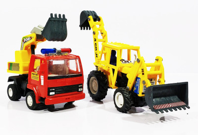 

Jack Royal Construction Kit - Type 10 - Excavator(Red)-JCB(Yellow, Red), Red;yellow