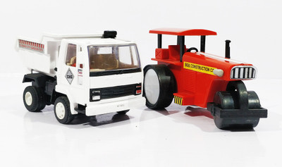 

Jack Royal Construction Kit - Type 12-Dumper(White)-Road Roller(Red)(White, Red)