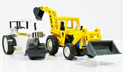 

Jack Royal Construction Kit - Type 7 - JCB-Road Roller(White) - Set Of 2(Yellow, White), White;yellow