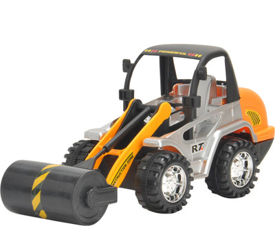 

Magic Pitara Friction Construction Truck (Road Roller)(Multicolor)