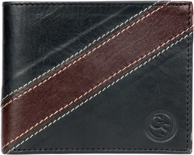 

GS Men Black Genuine Leather Wallet(10 Card Slots)