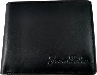 

bilAnca Men Black Genuine Leather Wallet(5 Card Slots)