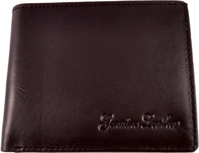 bilAnca Men Brown Genuine Leather Wallet(5 Card Slots)