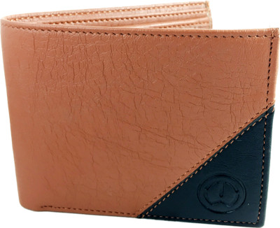 

SA Enterprises Men Tan, Black Artificial Leather Wallet(8 Card Slots), Black;tan