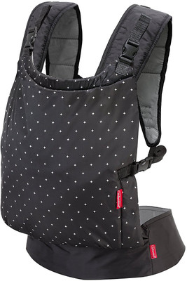 

Infantino Zip Travel Carrier Baby Carrier(Black, Front Carry facing in)