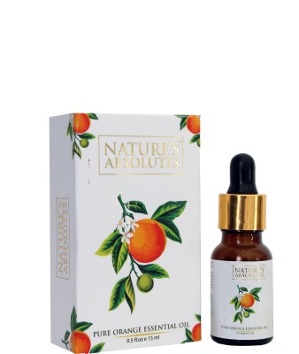 

Nature's Absolutes Orange essential oil for hair , skin and aromatherapy(15 ml)