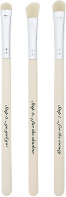 

Vintage MAKEUP BRUSH-SMOKEY EYE MAKE-UP BRUSH SET 3SMCRS(Pack of 3)