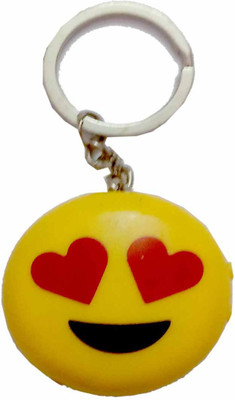 

Shoppernation Fancy Love Smiley Shock Keychain Key Chain(Multicolor)