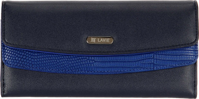 

Lavie Women Casual Blue Artificial Leather Wallet(10 Card Slots)