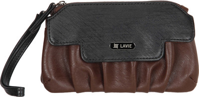 

Lavie Women Brown Artificial Leather Wallet(10 Card Slots)