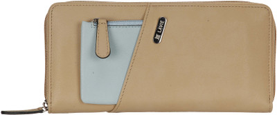 

Lavie Women Beige Artificial Leather Wallet(10 Card Slots)