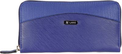 

Lavie Women Blue Artificial Leather Wallet(5 Card Slots)