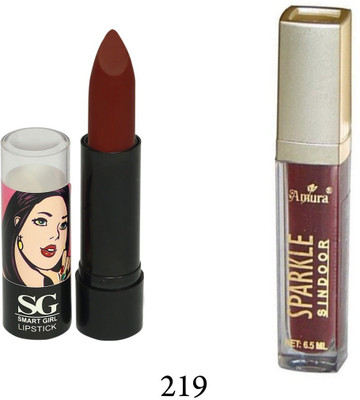

Amura Smart Girl LipStick and Sparkle Sindur Combo(Set of 2)