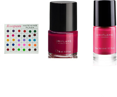 

Oriflame Sweden Bindi with pure nail polishes(Set of 3)