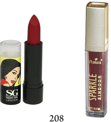 

Amura Smart Girl LipStick and Sparkle Sindur Combo(Set of 2)