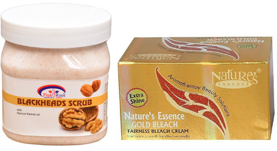 

NATURE ESSENCE Gold Bleach, Pink Root Blackheads Scrub(Set of 2)