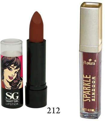 

Amura Smart Girl LipStick and Sparkle Sindur Combo(Set of 2)
