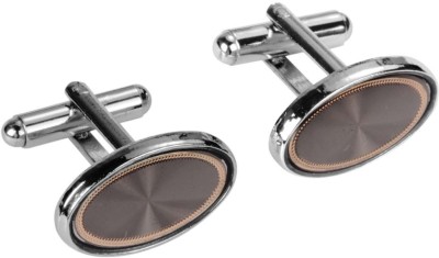 tiekart Silver Cufflink(Grey)