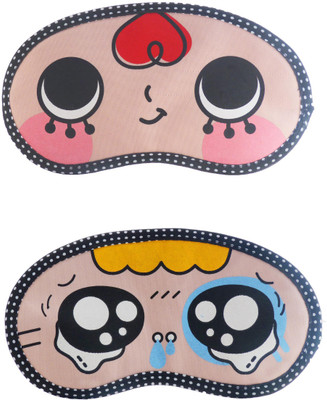 

Jenna RedHair-Y_TearyEyeCartoon Travel Sleeping Eye Cover Blindfold (Pack of 2)(2 g)