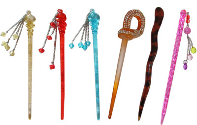 

Parrot combo of juda sticks Bun Stick(Multicolor)