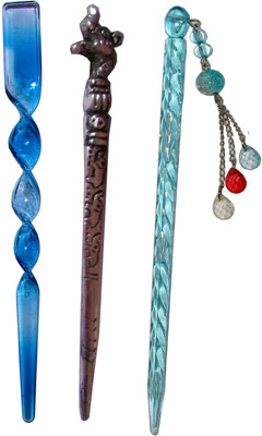 

Ishu combo of juda sticks Bun Stick(Multicolor)