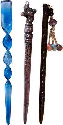

Parrot combo of juda sticks Bun Stick(Multicolor)