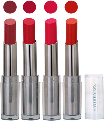 

Rythmx Plum,Rose Red,Royal Pink,Orange Lipstick Gift Combo Pack(Plum,Rose Red,Royal Pink,Orange)