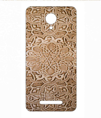 Snooky Lava Iris X1 Selfie Mobile Skin(Brown)