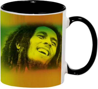 

Ashvah Bob Marley 1657 Ceramic Mug(350 ml), Black