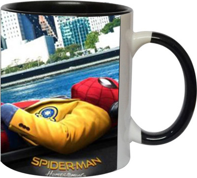 

Ashvah Spider-Man 1606 Ceramic Mug(350 ml), Black